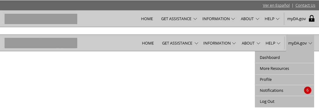 Wireframe of new navigation concept for Disaster Aid website